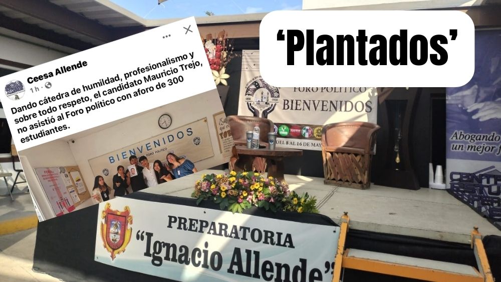 Candidato del PRI, Mauricio Trejo, deja plantados a estudiantes del CEESA