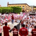 Cierra Morena campaña en San Miguel de Allende: aplauden a Osvaldo y lanzan rechifla a Trejo