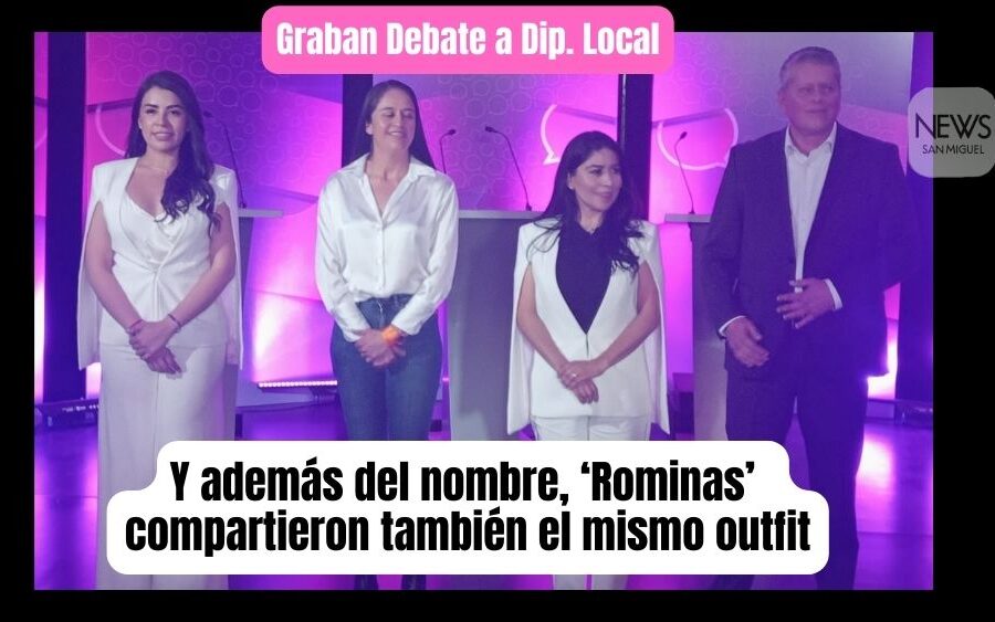 Candidatos a Diputación Local por Distrito IX, se enfrentan ‘cara a cara’ en San José Iturbide; y ‘Rominas’ compartieron algo más que el nombre