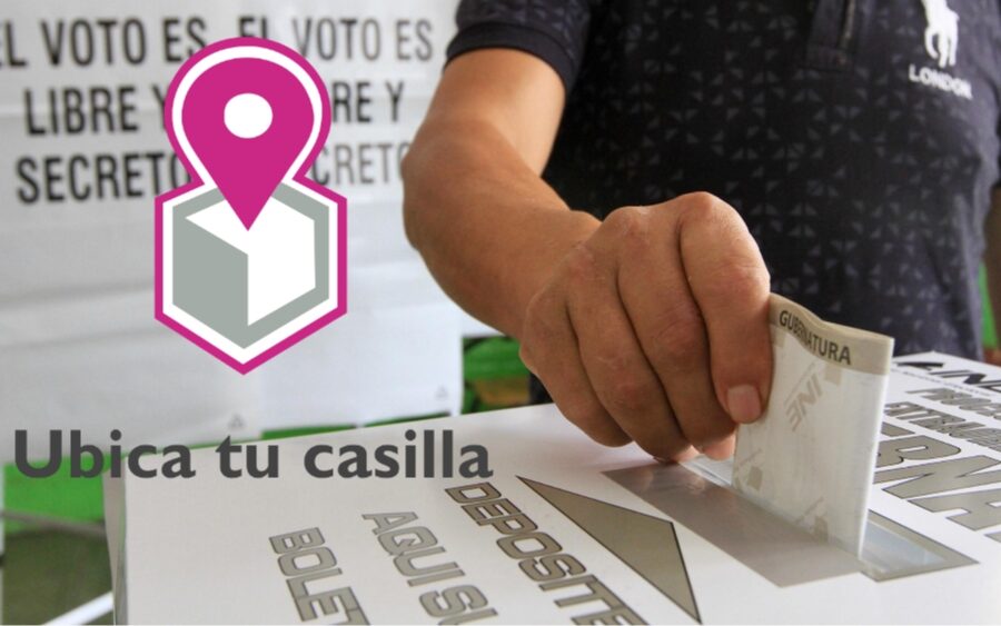 Ubica tu casilla para votar este domingo 2 de junio