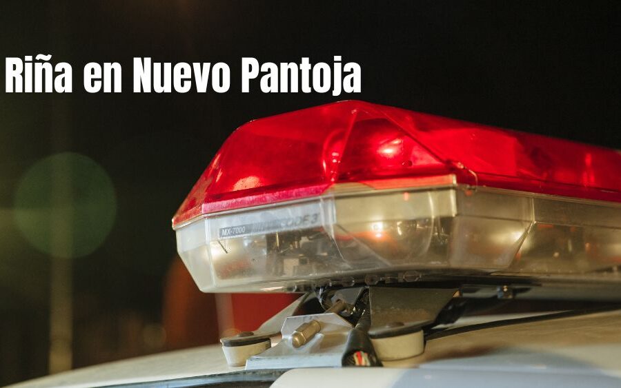 Riña en Nuevo Pantoja deja 3 personas lesionadas y un detenido; decomisan arma de balines