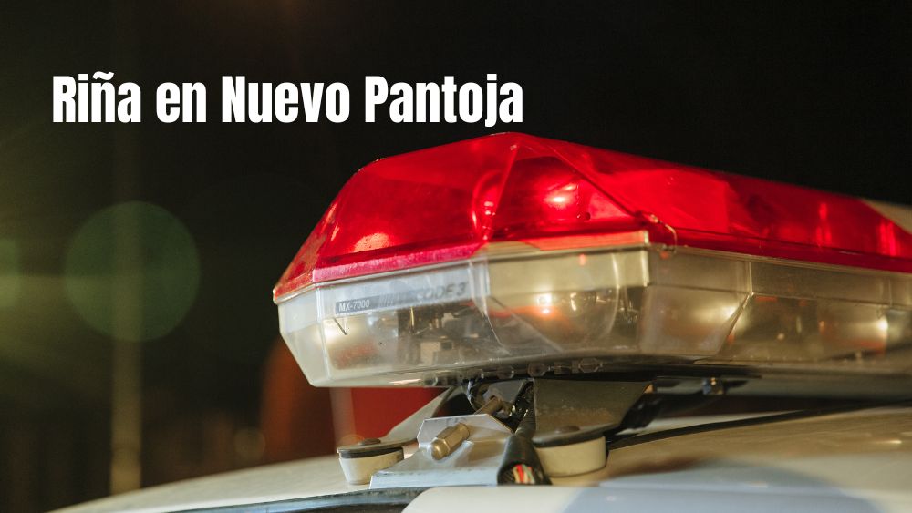 Riña en Nuevo Pantoja deja 3 personas lesionadas y un detenido; decomisan arma de balines