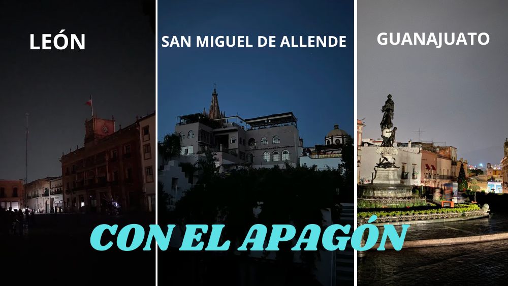 Apagón masivo afecta municipios de Guanajuato y al menos 12 estados en México