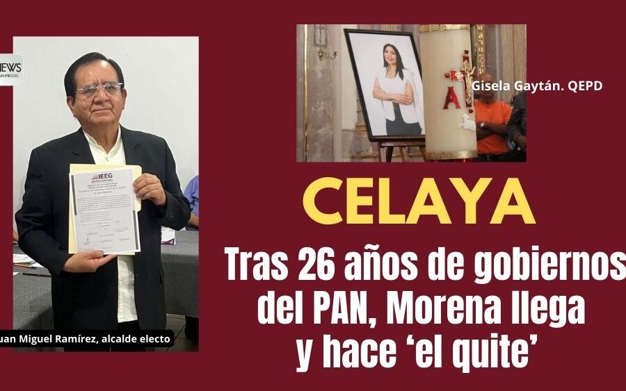 Celayenses hacen justicia por Gisela Gaytán; Juan Miguel Ramírez de Morena, recibe constancia de mayoría como alcalde electo