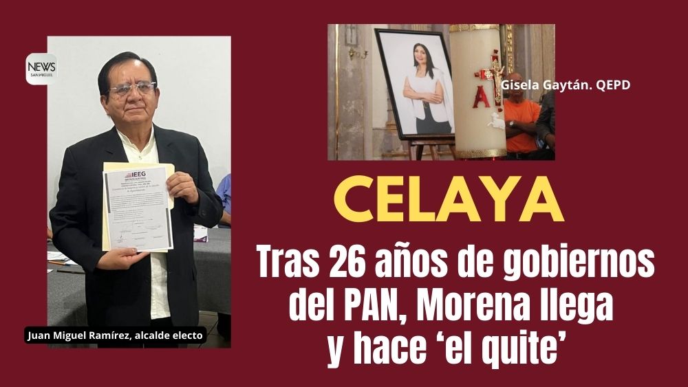 Celayenses hacen justicia por Gisela Gaytán; Juan Miguel Ramírez de Morena, recibe constancia de mayoría como alcalde electo