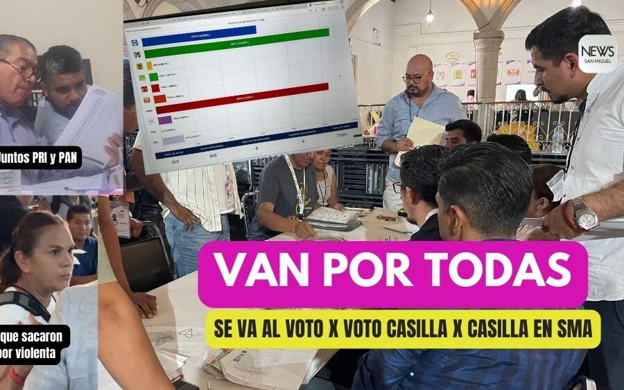 Se reduce distancia en SMA; se va IEEG al conteo total de casillas y por el VOTO POR VOTO