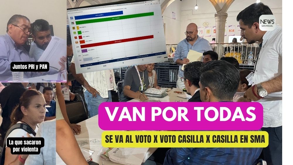 Se reduce distancia en SMA; se va IEEG al conteo total de casillas y por el VOTO POR VOTO