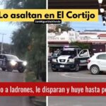 En El Cortijo, hombre sale de trabajar, lo asaltan, balean y huye en su auto hasta pedir ayuda; esto en San Miguel de Allende