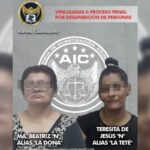 «La Doña» y «La Teta» son vinculadas a proceso por su presunta participación en desapariciones forzadas