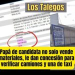 Además de vender material para construcción, a Vicente, ‘El Talego’, le dieron un taxi y un centro de verificación