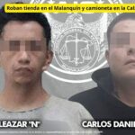 Detienen a dos ‘artistas del robo’: Uno robó una tienda en El Malanquín y una camioneta en Calzada La Estación