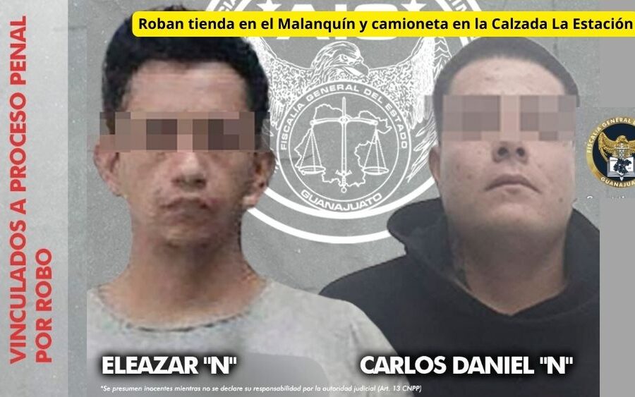 Detienen a dos ‘artistas del robo’: Uno robó una tienda en El Malanquín y una camioneta en Calzada La Estación