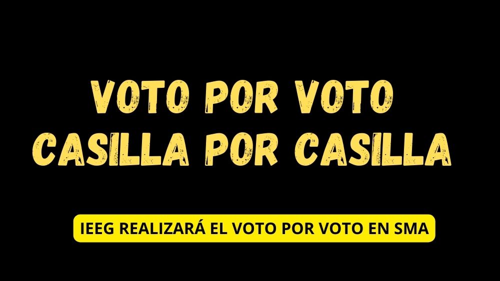 VOTO por VOTO en San Miguel de Allende ante la diferencia de 1% de votos entre MORENA y PRI