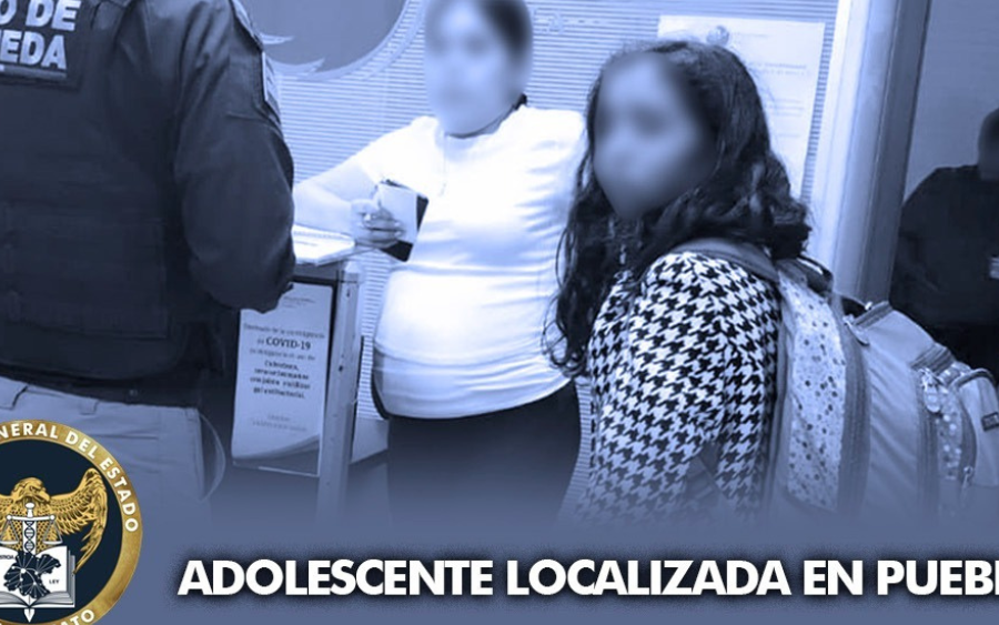 Menor de edad guanajuatense aparece en Puebla