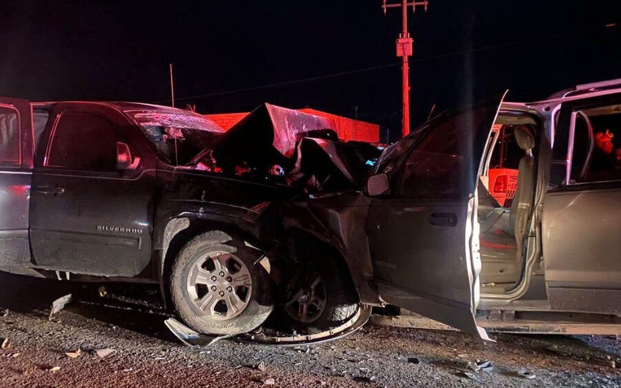 Choque frontal en carretera a Dr. Mora deja 2 muertos y 5 heridos en San Miguel de Allende