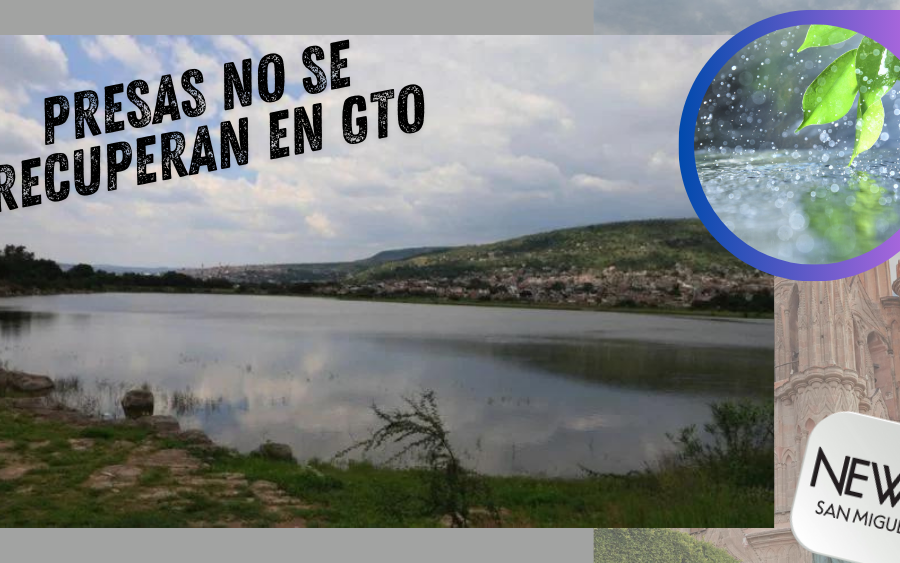 Presas de Guanajuato aún no se recuperan