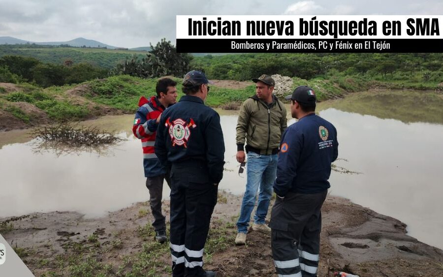 Cuerpos de Emergencia de SMA inician nueva búsqueda; ahora en el arroyo de la comunidad El Tejón