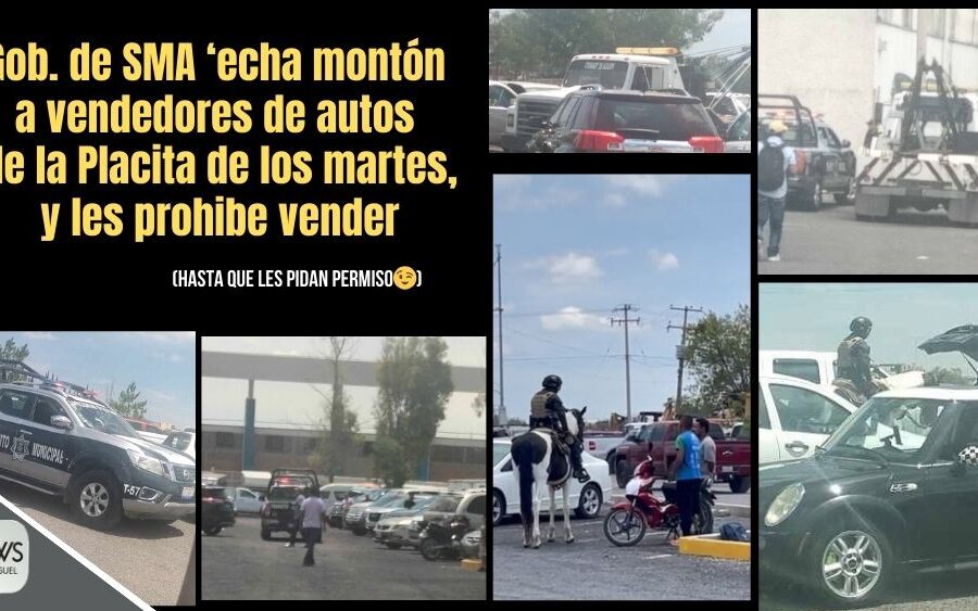 Quitan tianguis de autos de la Placita; les dicen que ahora deben pedir permiso al Gobierno de Mauricio Trejo