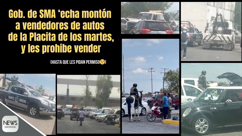 Quitan tianguis de autos de la Placita; les dicen que ahora deben pedir permiso al Gobierno de Mauricio Trejo