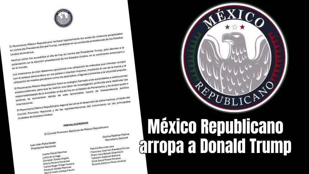 Movimiento Republicano en México arropa la candidatura de Donald Trump