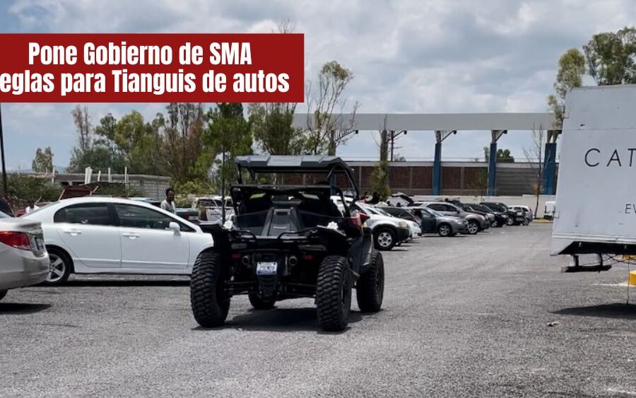 Si quieres vender autos en La Placita, sólo con permiso de Servicio Municipales del Gobierno de San Miguel de Allende