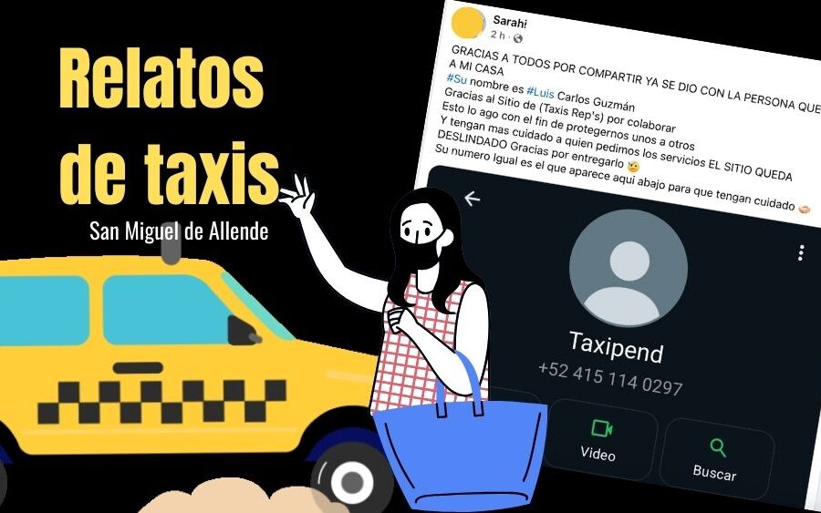 Joven mamá denuncia acoso de un taxista en San Miguel de Allende