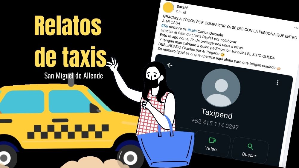 Joven mamá denuncia acoso de un taxista en San Miguel de Allende