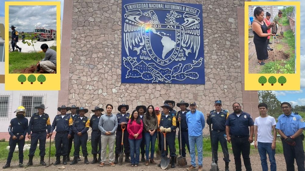 SEDENA y Bomberos de San Miguel de Allende se unen para reforestar la UNAM y la Escuela Sócrates