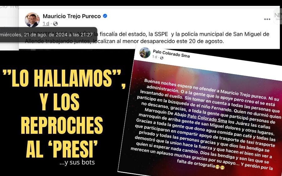 Ciudadanos reprochan al alcalde Mauricio Trejo por ‘colgarse la medalla’ del rescate de Fernando