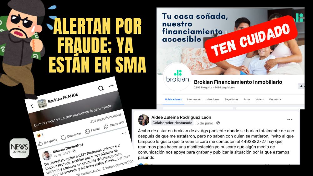 Alerta de estafa en San Miguel de Allende por financiera que da créditos para tu casa