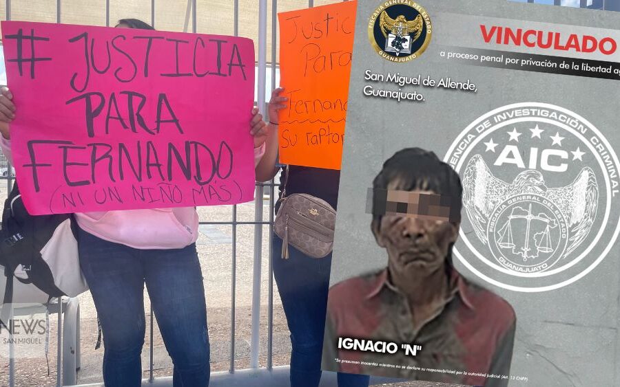 Vinculan a proceso penal a ‘Nacho’ por privar de la libertad al niño Fernando en San Miguel de Allende