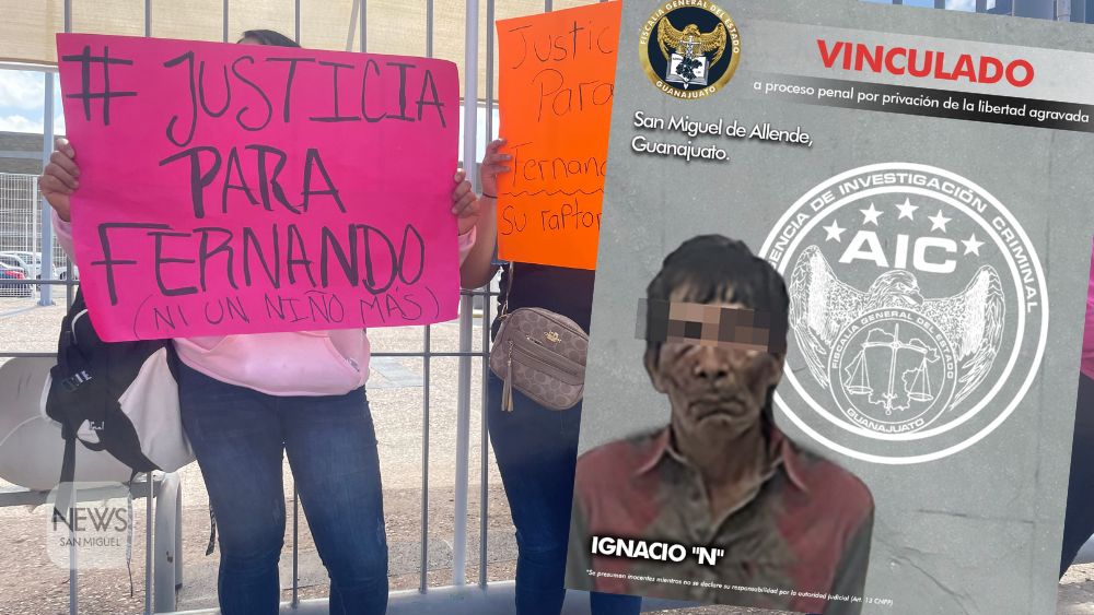 Vinculan a proceso penal a ‘Nacho’ por privar de la libertad al niño Fernando en San Miguel de Allende