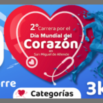 Día Mundial del Corazón 2024 en San Miguel de Allende con carrera atlética