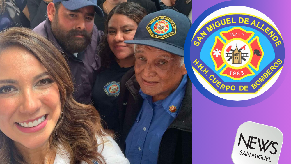 HHH Cuerpo de Bomberos de San Miguel de Allende acompañan a Libia Dennise García en su toma de protesta como Gobernadora