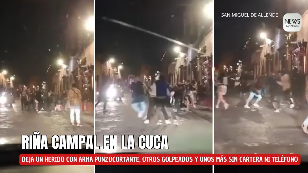 VIDEO. Batalla campal afuera de La Cuca: Jóvenes golpeados y un herido con arma blanca