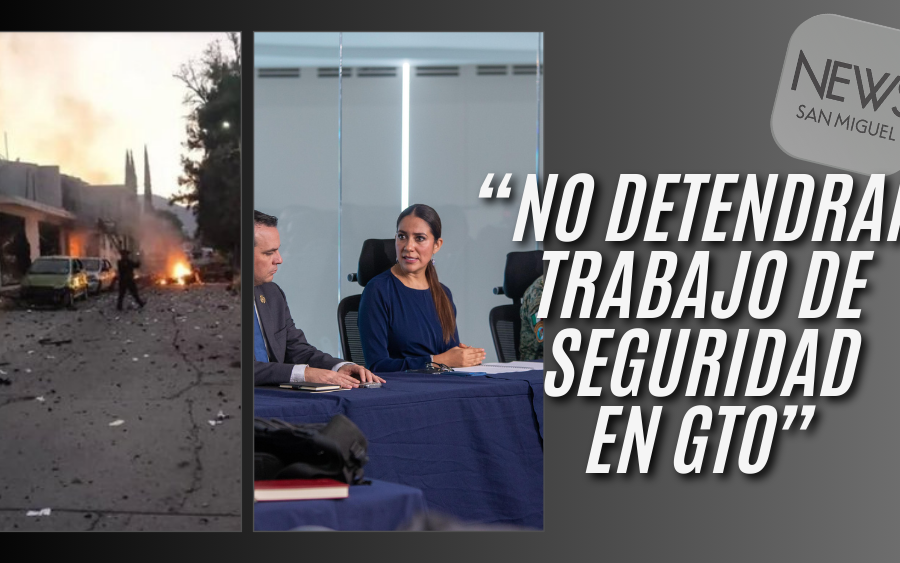 Gobernadora: «Hechos de Acámbaro y Jerécuaro no frenaran trabajo de seguridad en GTO»