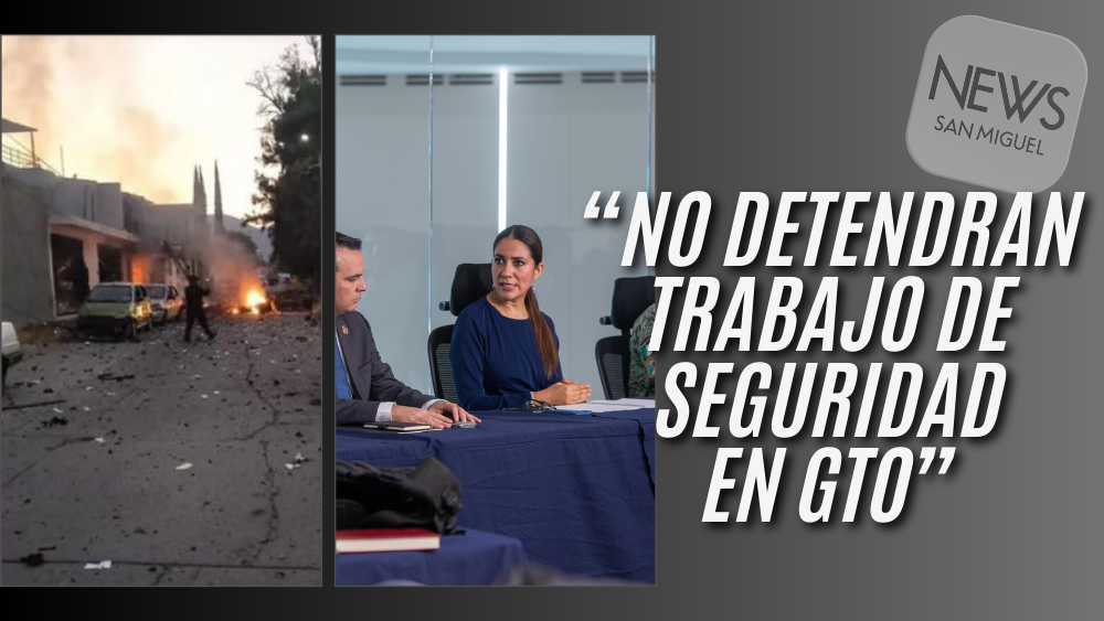 Gobernadora: «Hechos de Acámbaro y Jerécuaro no frenaran trabajo de seguridad en GTO»