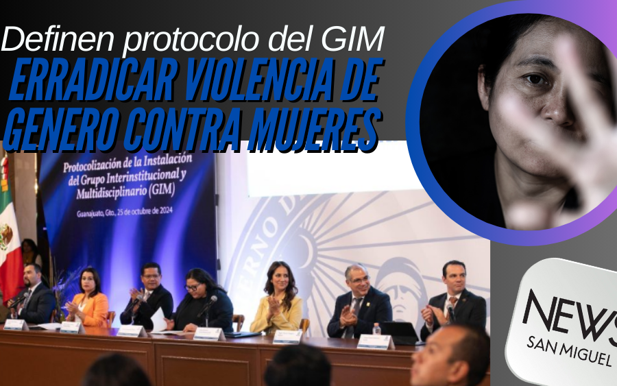 Definen protocolo del GIM, supervisará trabajos de Violencia de Género contra Mujeres