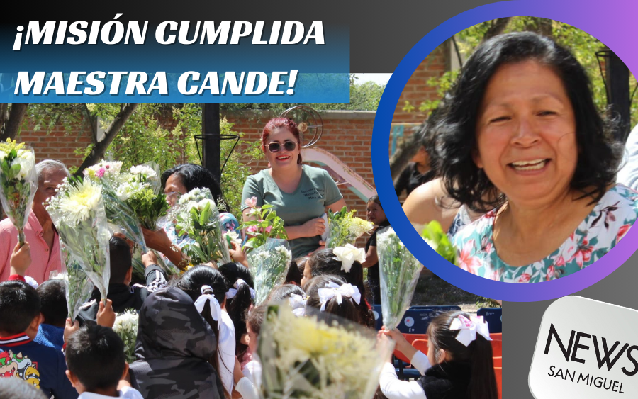 ¡Maestra Candelaria Trujillo se despide tras 42 años de arduo trabajo!