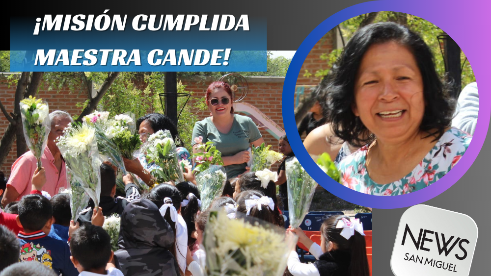 ¡Maestra Candelaria Trujillo se despide tras 42 años de arduo trabajo!