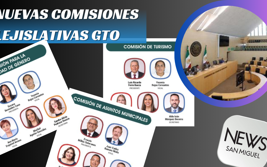 Así quedaron las Comisiones Legislativas en GTO