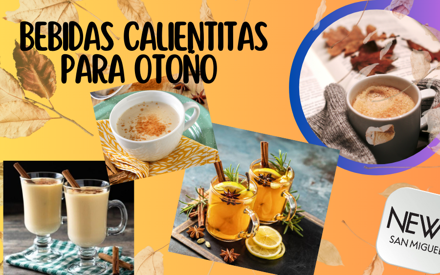 ¡Bebidas calientitas para disfrutar en Otoño!