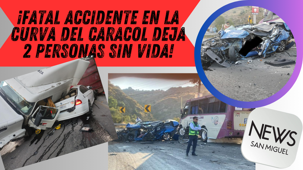 Accidente fatal en Libramiento Manuel Zavala deja dos personas sin vida y heridos en SMA