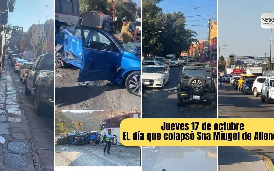 Por no tener un plan de movilidad, San Miguel de Allende colapsa tras accidente fatal en el libramiento Manuel Zavala