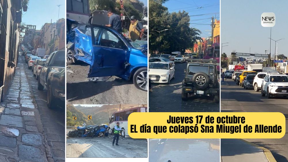 Por no tener un plan de movilidad, San Miguel de Allende colapsa tras accidente fatal en el libramiento Manuel Zavala