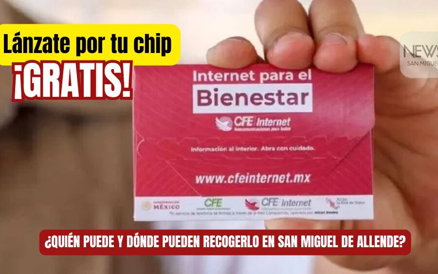 Beneficiarios de programas del Bienestar de todo Guanajuato, ya pueden ir por su chip gratuito con internet y llamadas