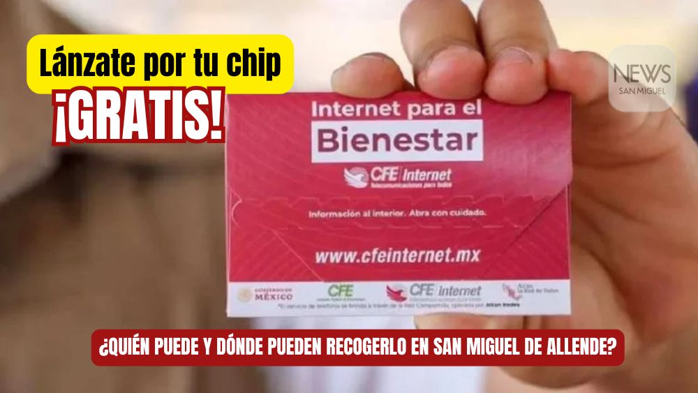 Beneficiarios de programas del Bienestar de todo Guanajuato, ya pueden ir por su chip gratuito con internet y llamadas