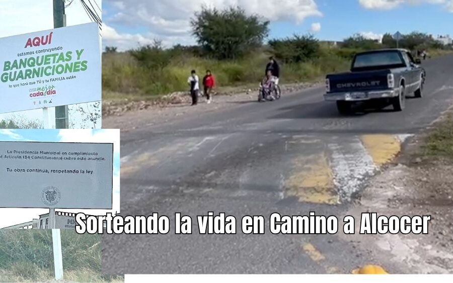 Camino a Alcocer: La avenida del peligro para los peatones y la promesa rota del gobierno de San Miguel de Allende