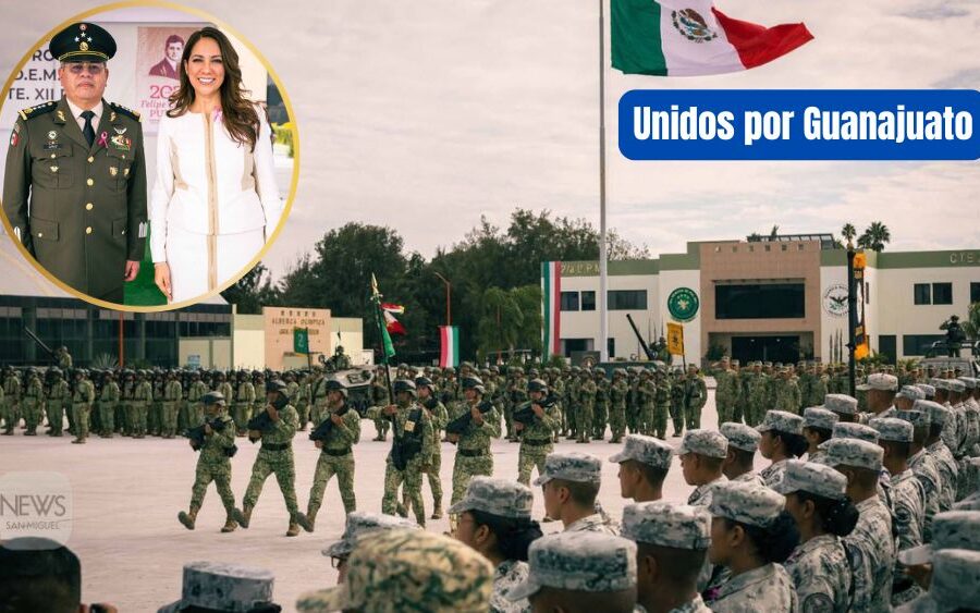  Gobernadora Libia Dennise García y SEDENA afinan coordinación para Guanajuato