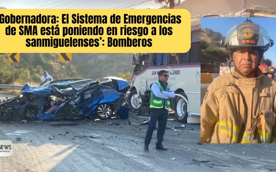 Bomberos denuncian negligencia en Sistema de Emergencias de San Miguel de Allende: ‘están jugando con la vida de los ciudadanos’